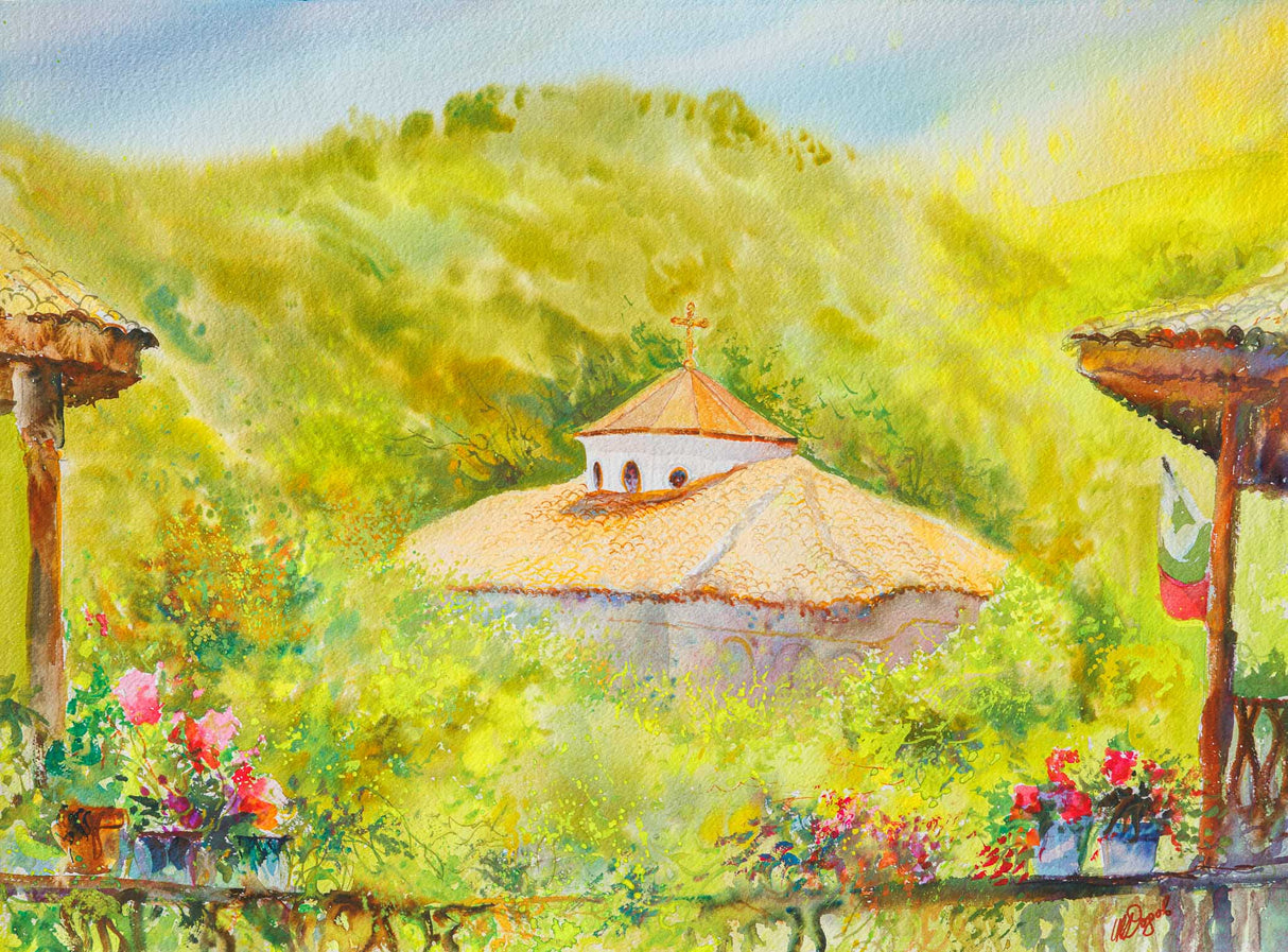 Утро в Килифаревския манастир