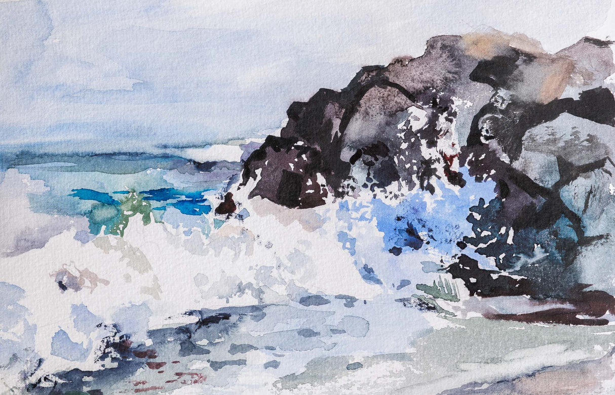 Морски пейзаж със скали