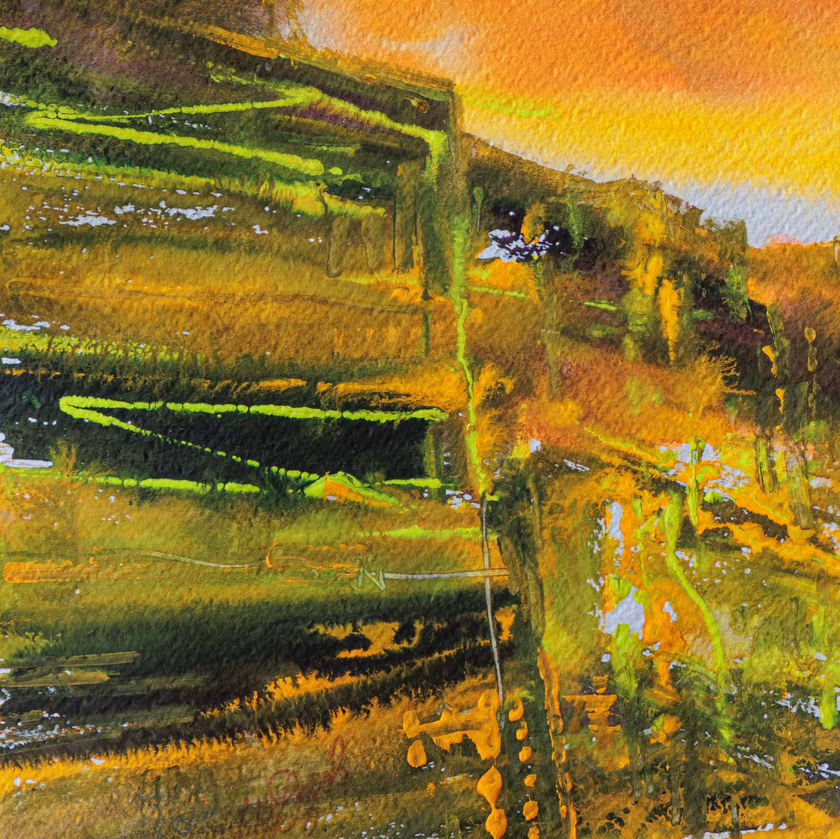 Огнено небе над София