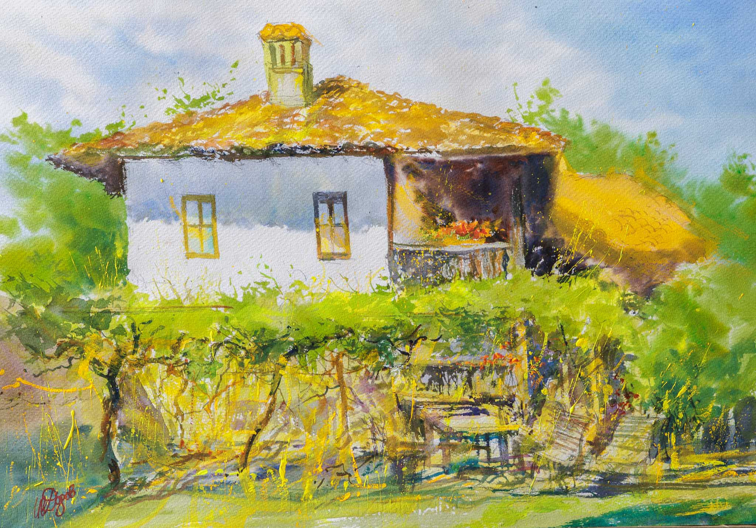 В двора на манастира