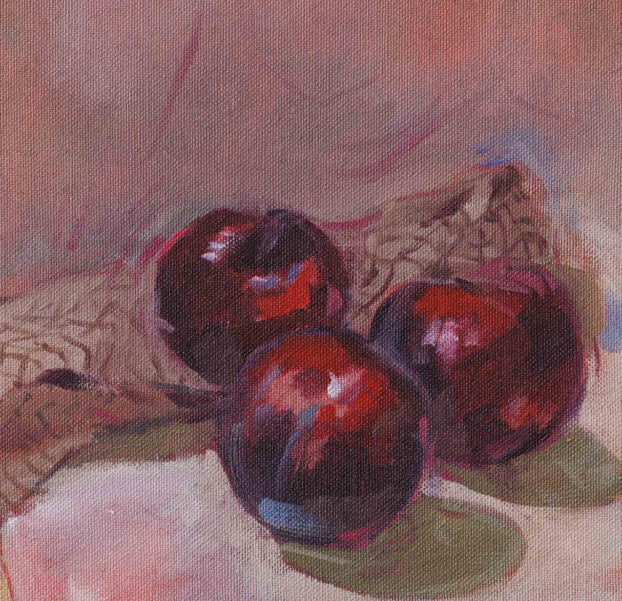 Червени сливи
