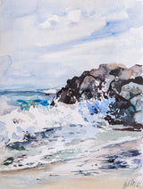 Морски пейзаж със скали