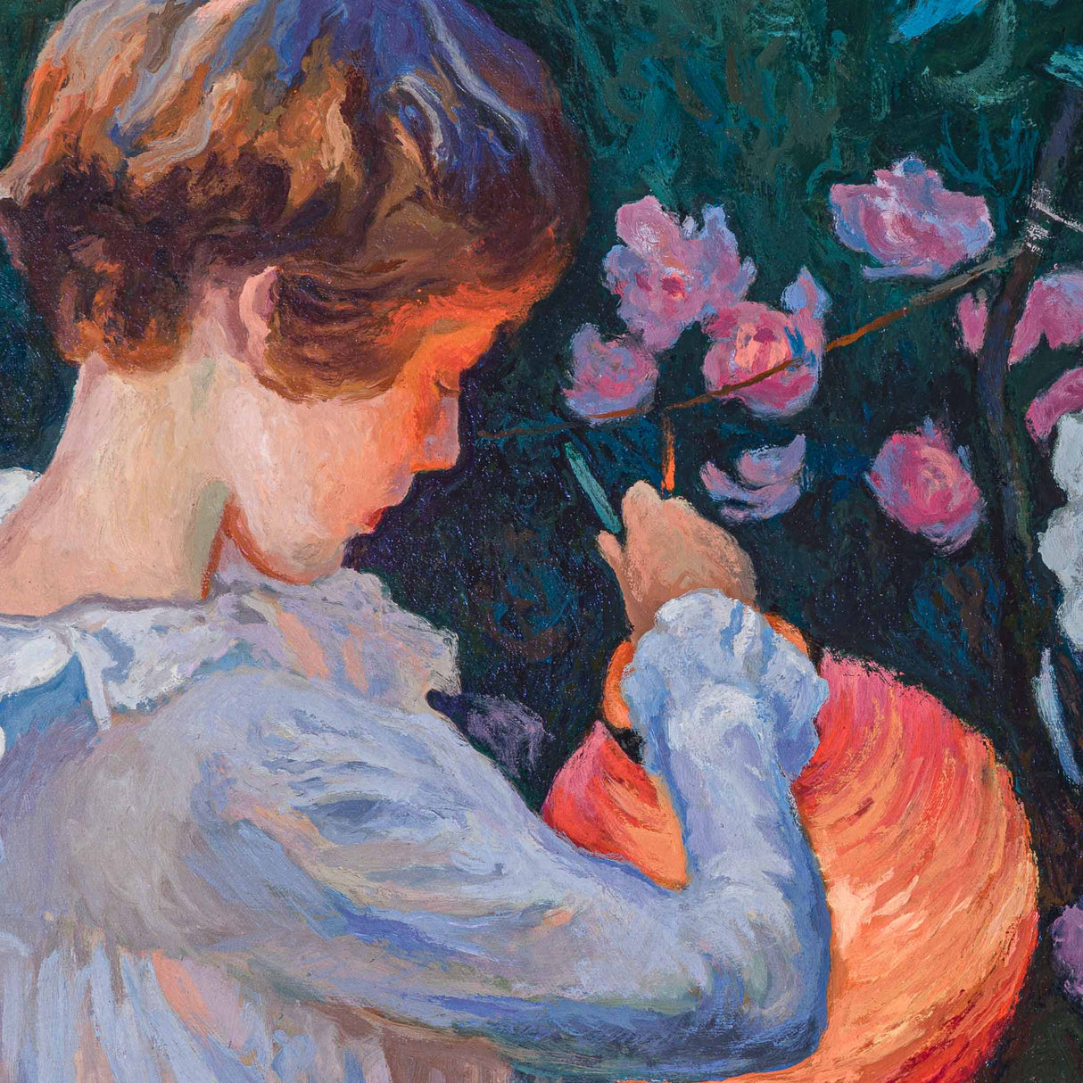 Сред лилии и рози