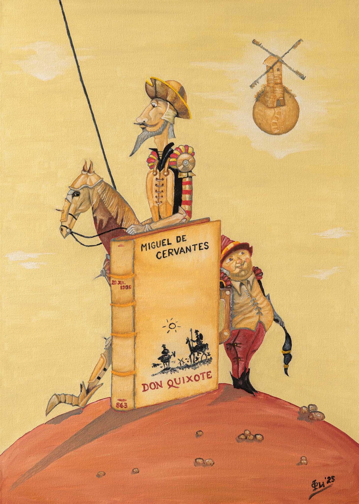 Дон Кихот и Санчо - Началото