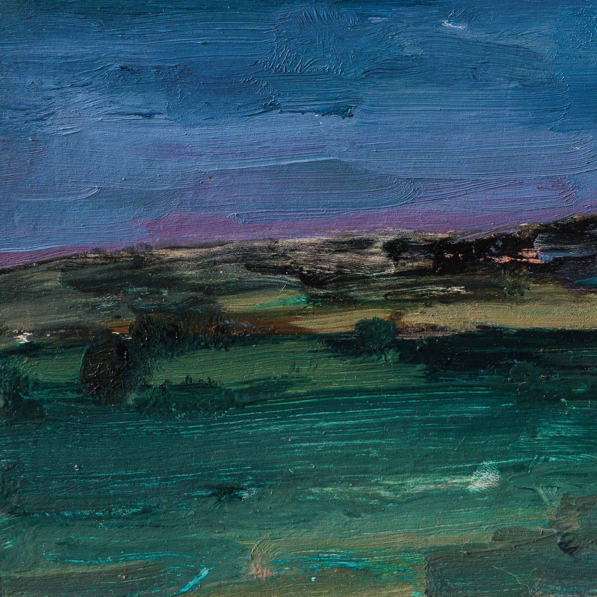 Вечер край полето