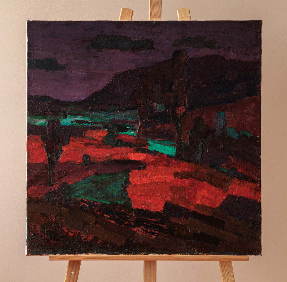 След залеза