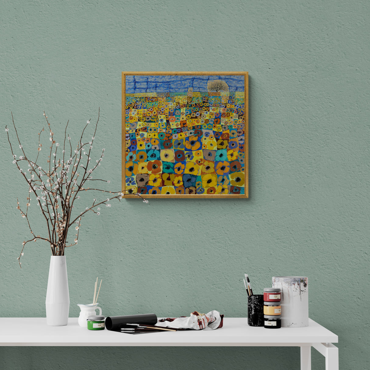 Оранжево поле